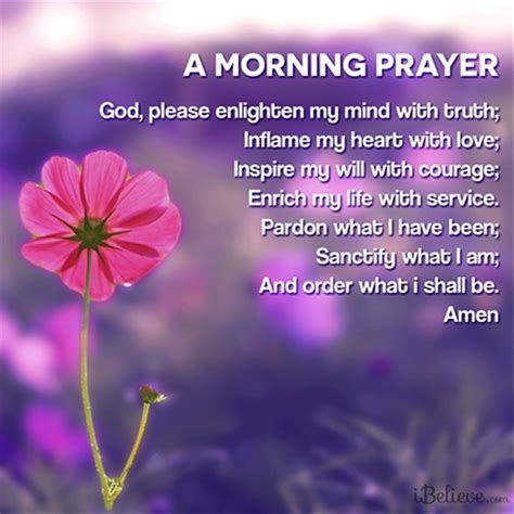 Beginning with thanks, I then give praise for all your kind and loving ways. . Grace for purpose morning prayers